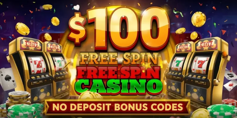$100 free spin casino no deposit bonus codes